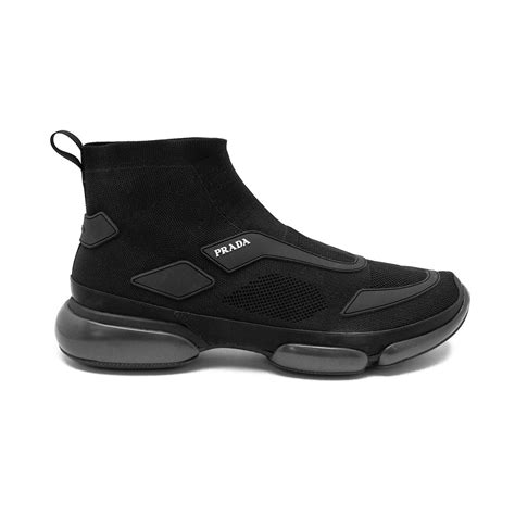 prada knit fabric high top sneakers|prada high top sneakers sale.